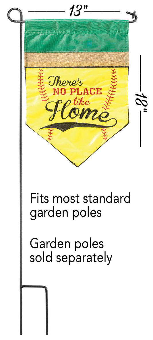 Magnolia - NO PLACE LIKE HOME SOFTBALL BURLAP