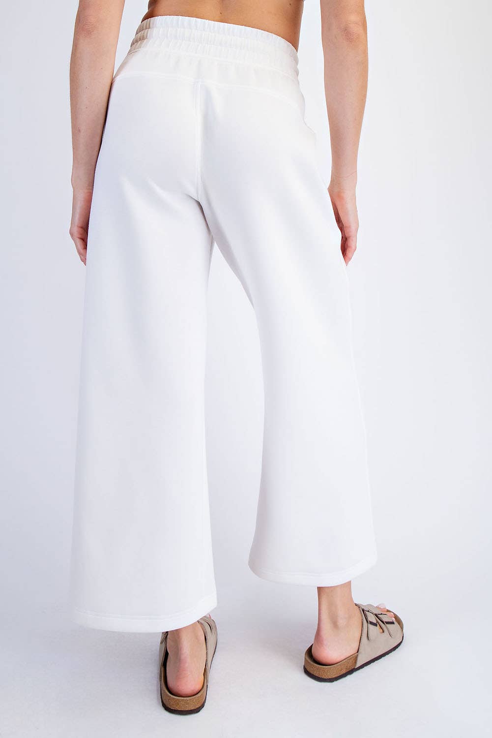 Rae Mode - MODAL SCUBA CROPPED WIDE PANT