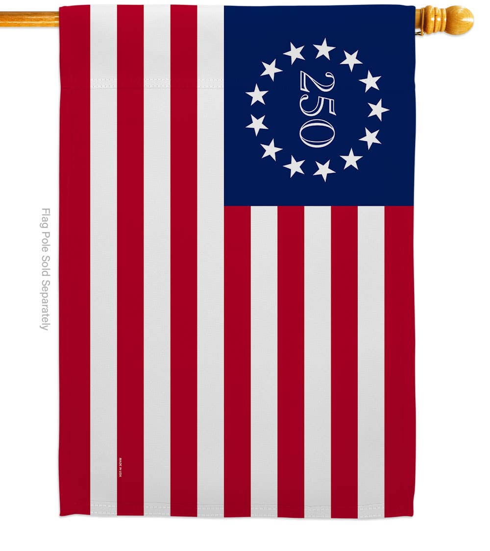 America 250 Flag Betsy Ross USA 250th Home Decor