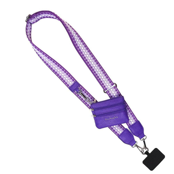 Save The Girls - Clip & Go Strap w/Zippered Pouch Fun Dots