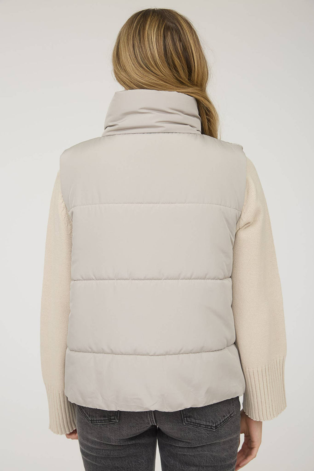 Misty SOLID ZIP UP PUFFER VEST