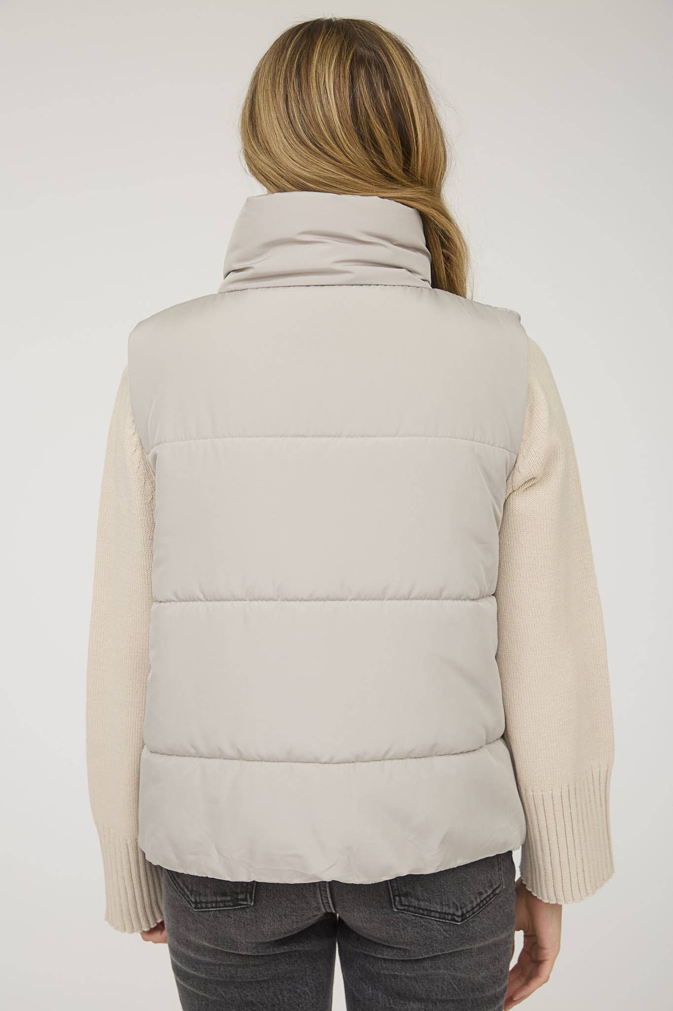 Misty SOLID ZIP UP PUFFER VEST
