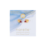 Howard's - Waterproof Earrings Heart Studs Cubic Zirconia Gemstone