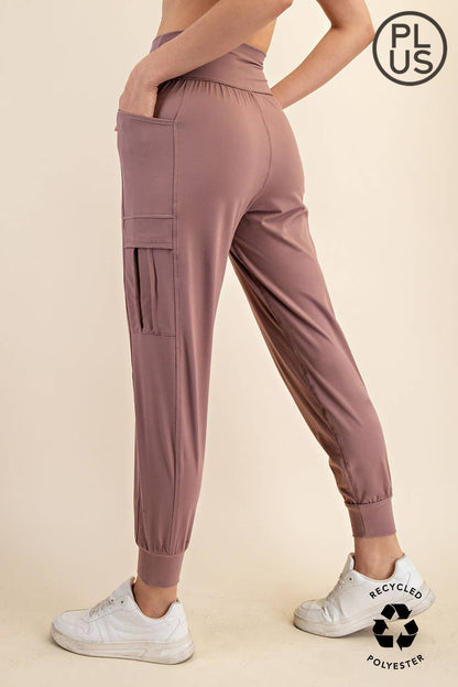 Rae Mode - PLUS SIZE BUTTER JOGGER WITH SIDE POCKETS
