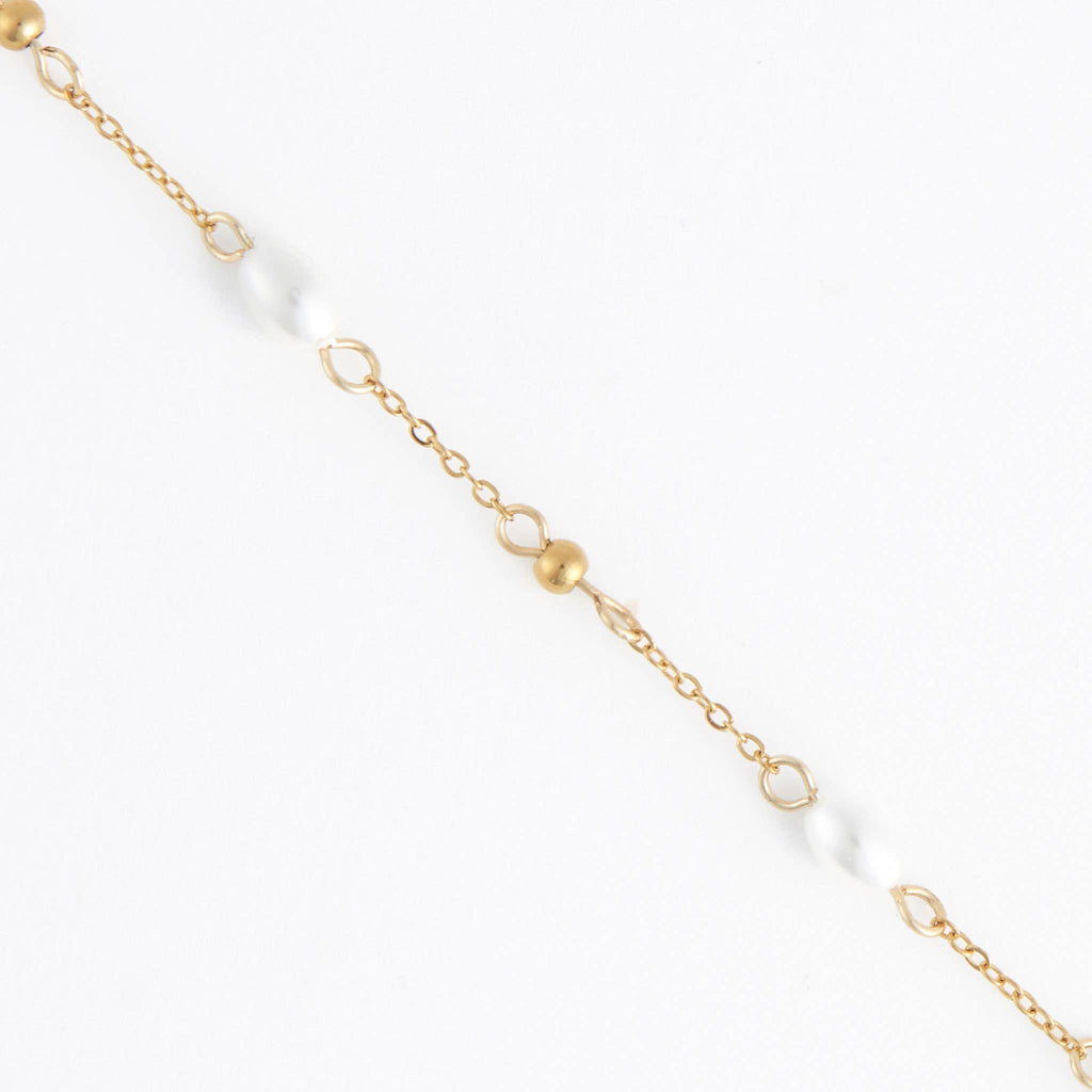 Howard's - Waterproof Necklace 18" Pearl & Bead Station Narelle