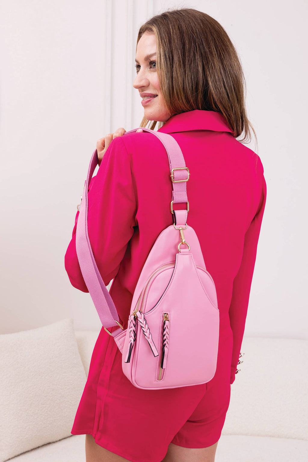 Nikki Dual Compartment Crossbody Sling Bag