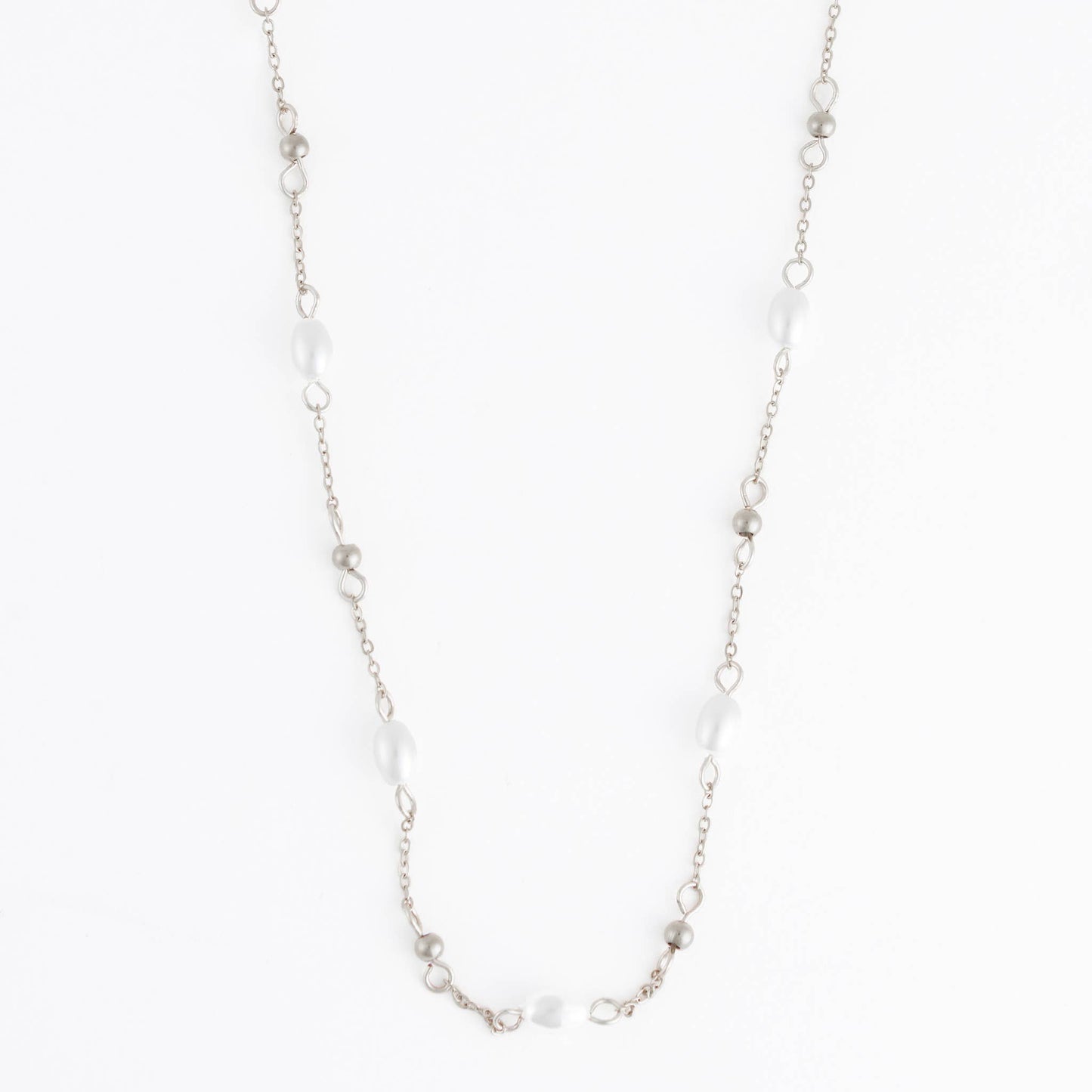 Howard's - Waterproof Necklace 18" Pearl & Bead Station Narelle