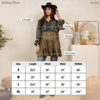 Young Threads - Boho Embroidered Floral Plaid Button-Down Top NEW