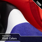 Open Vertical Sign Flag 3x5 FT Printed Polyester Outdoor