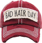 Bad Hair Day Washed Vintage Ball Cap