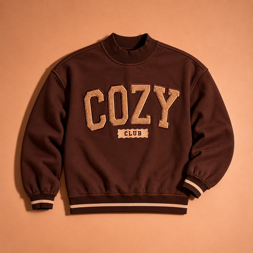 The Darling Effect - Mockneck Sweatshirt-Cozy Club