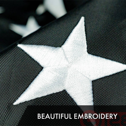 G128 - Blue Lives Matter Flag 210D Embroidered Polyester 3x5 Ft