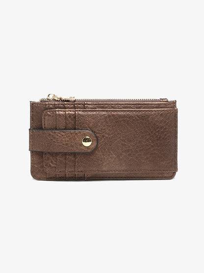 Jen & Co. - WL2541 Mae Multi-Card Wallet w/ Strap Snap Closure