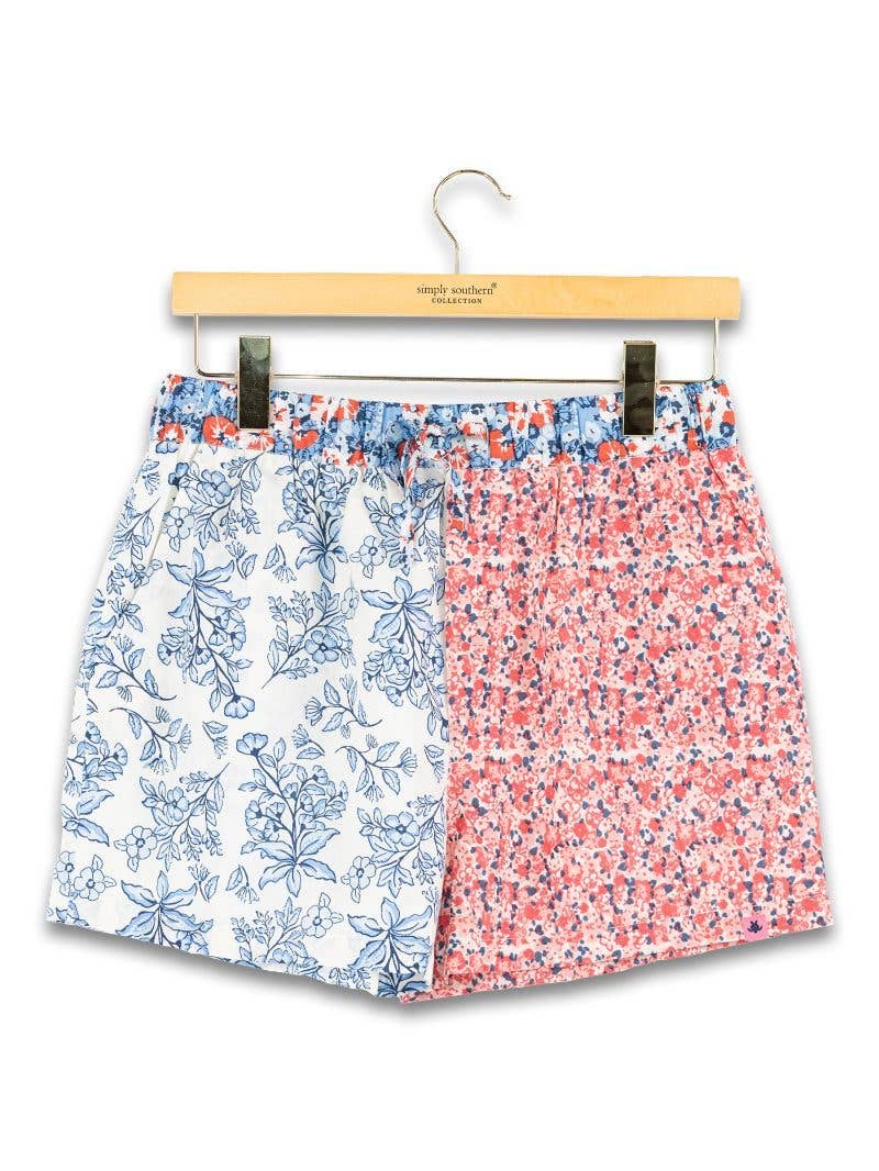 Simply Southern - Americana Floral Shorts