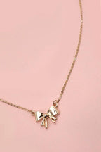 MINI BOW RIBBON NECKLACE |