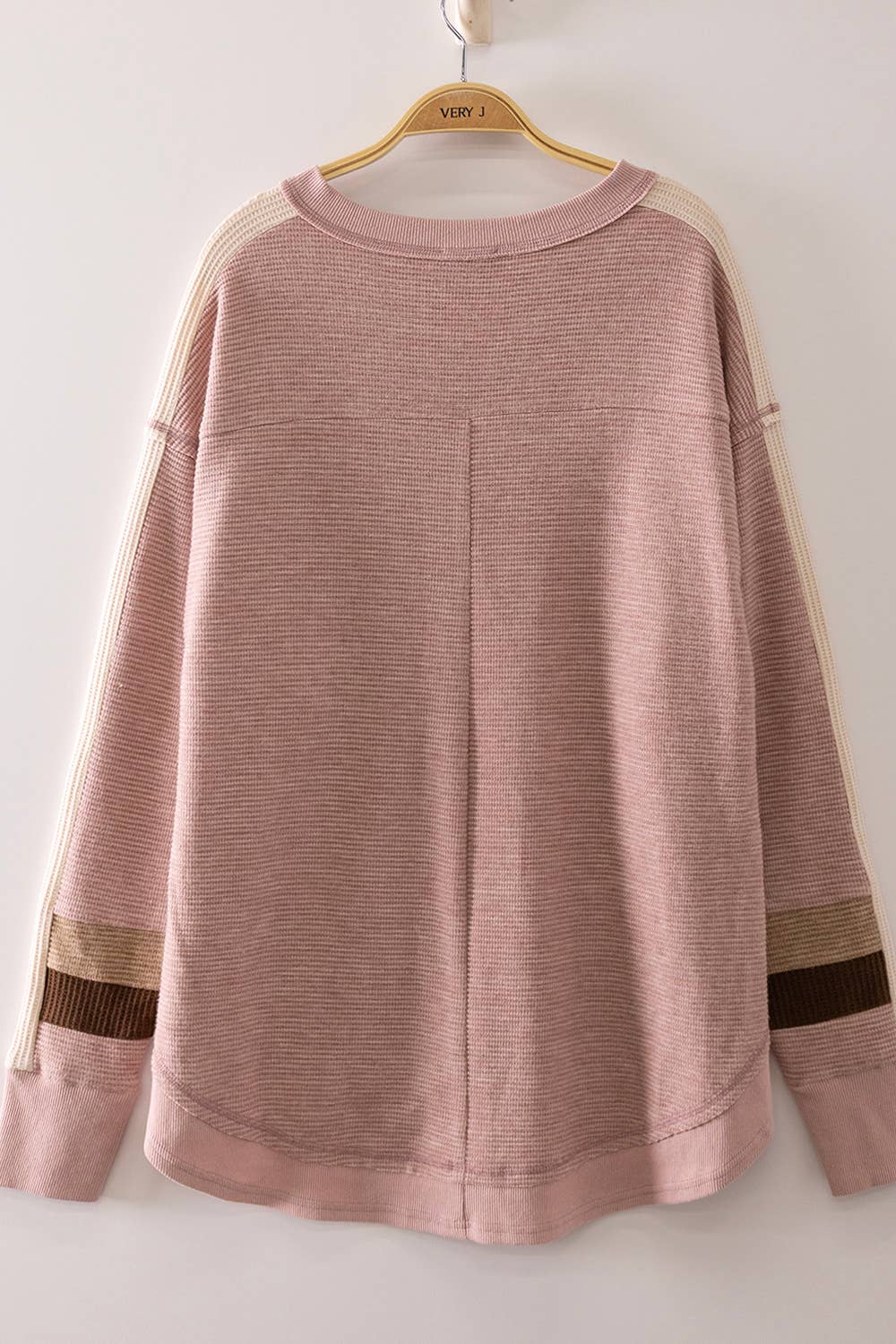 Krissie Waffle Knit Pullover Sweater