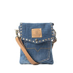Myra Bag - Dahlia Denim Crossbody Bag