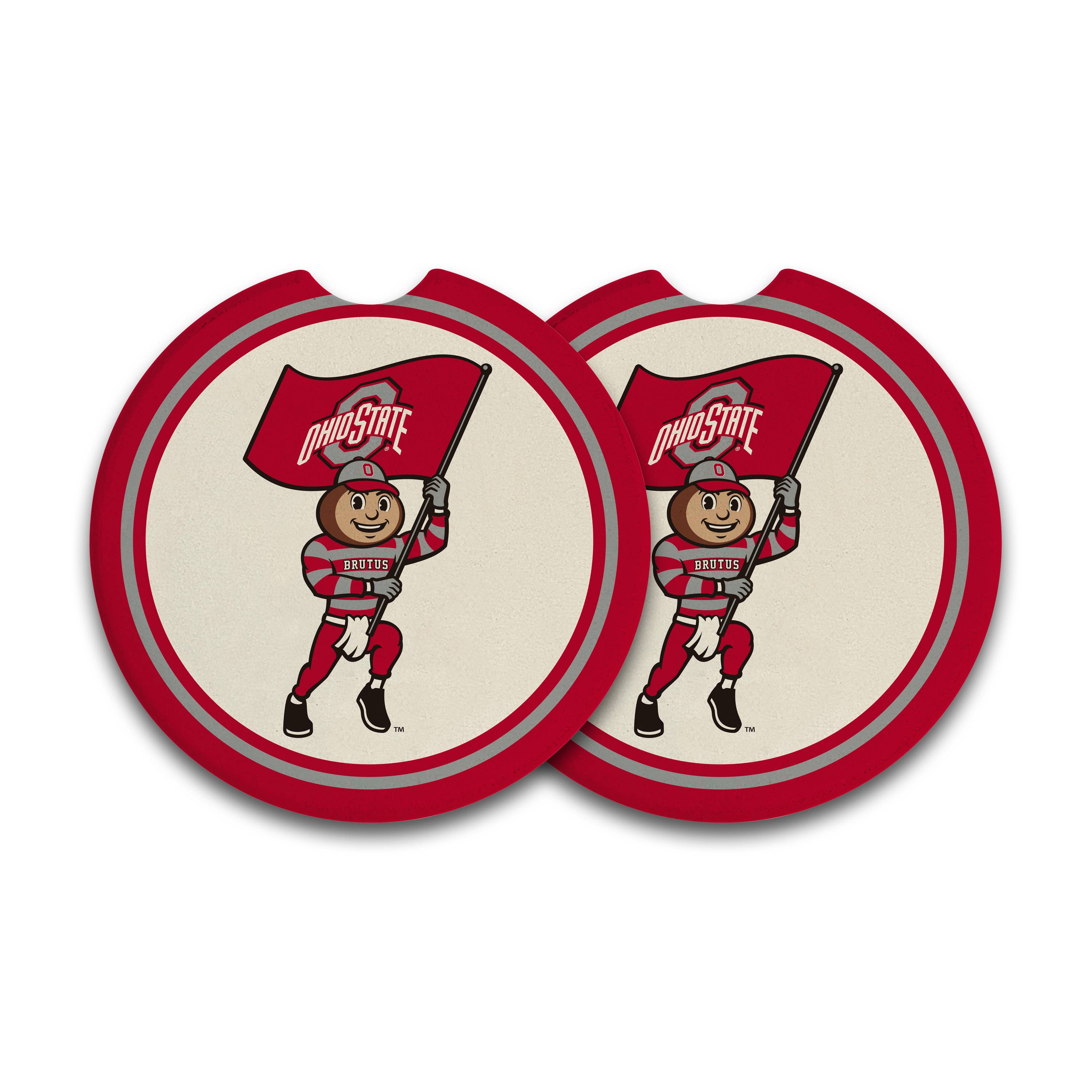 OSU Mascot Car Coaster Pack of 2