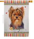 Two Group Flag Co - Yorkie Happiness 110235