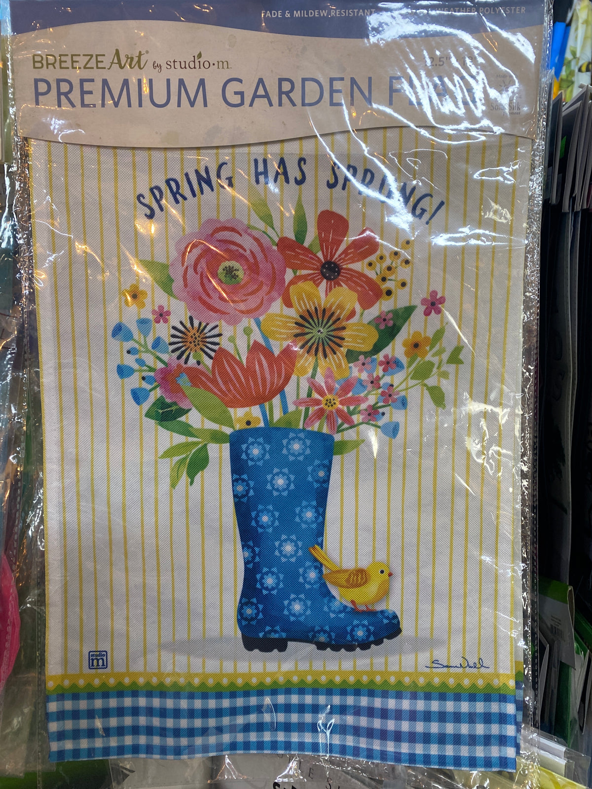 Spring Has Sprung Garden Flag