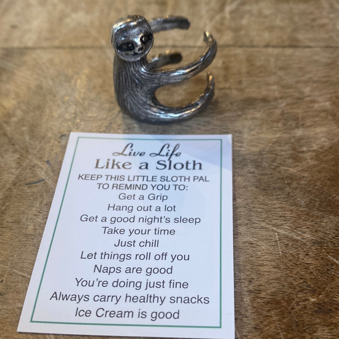 Live Life Like a Sloth Charm