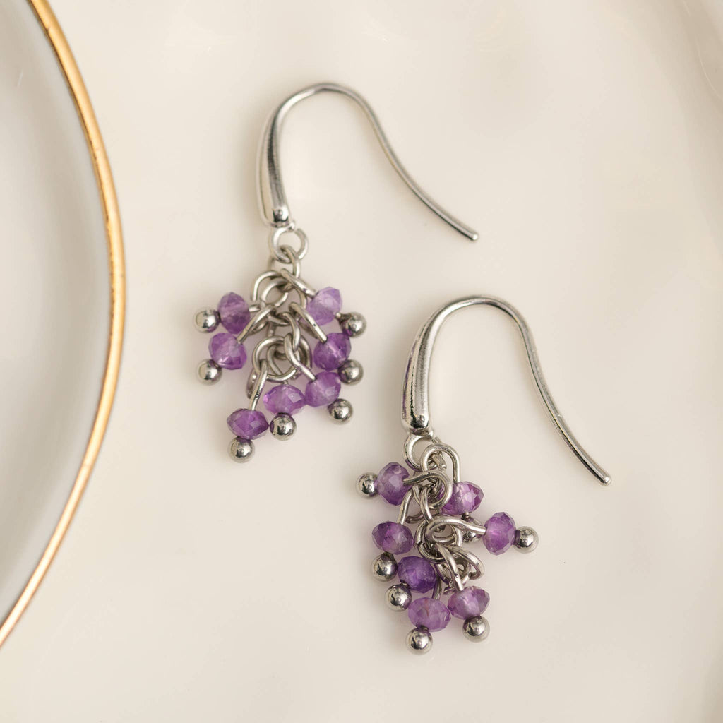 Howard's - Waterproof Earrings Gemstone Beaded Drop Narelle Fringe