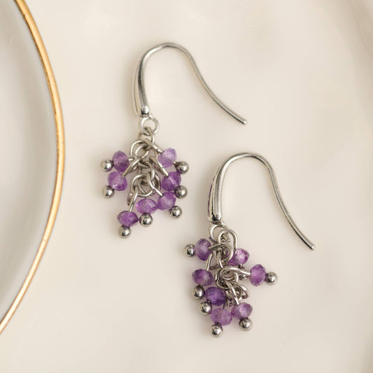 Howard's - Waterproof Earrings Gemstone Beaded Drop Narelle Fringe