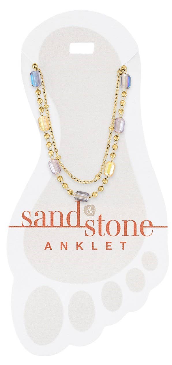 Sand and Stone Anklets