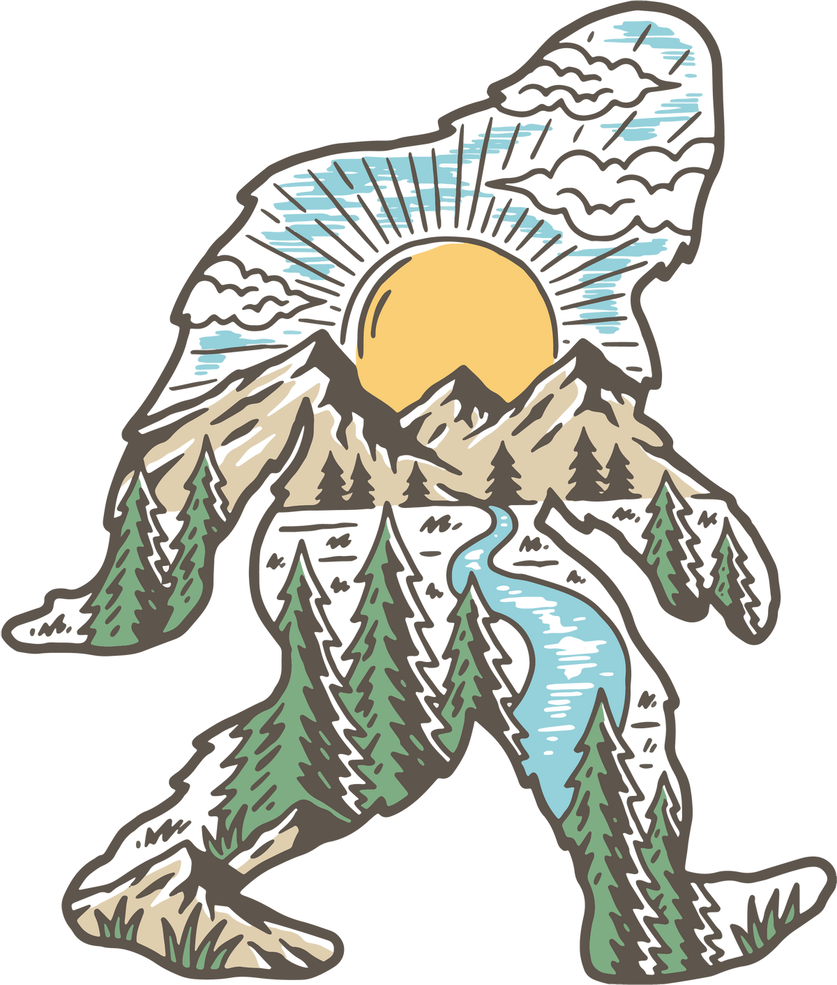 Direction Apparel - Sasquatch Day Scout Tee
