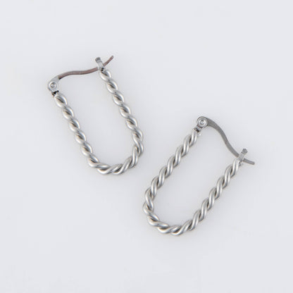 Howard's - Narelle Waterproof Twisted Hoop Earrings