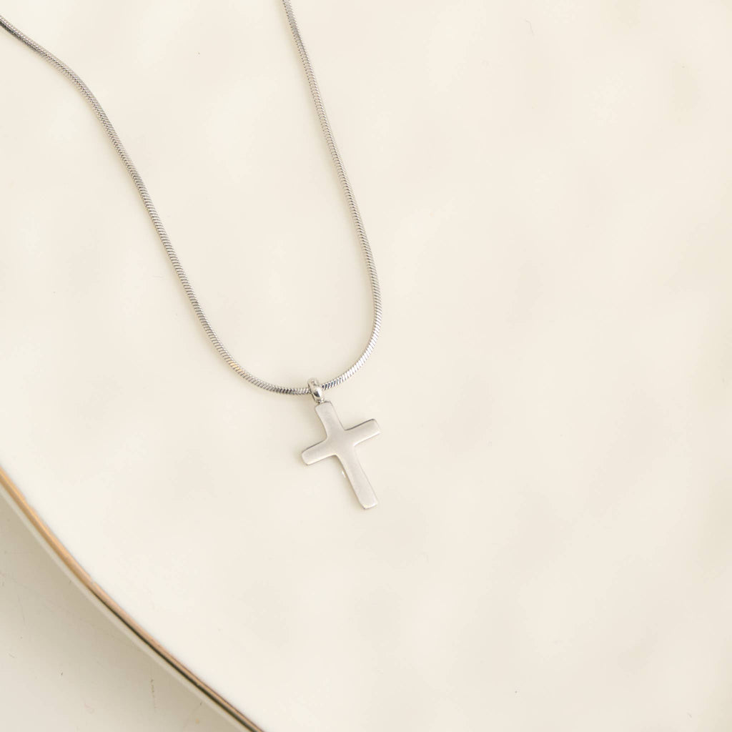 Howard's - Cross Necklace Snake Chain Waterproof Jewelry Narelle Dainty