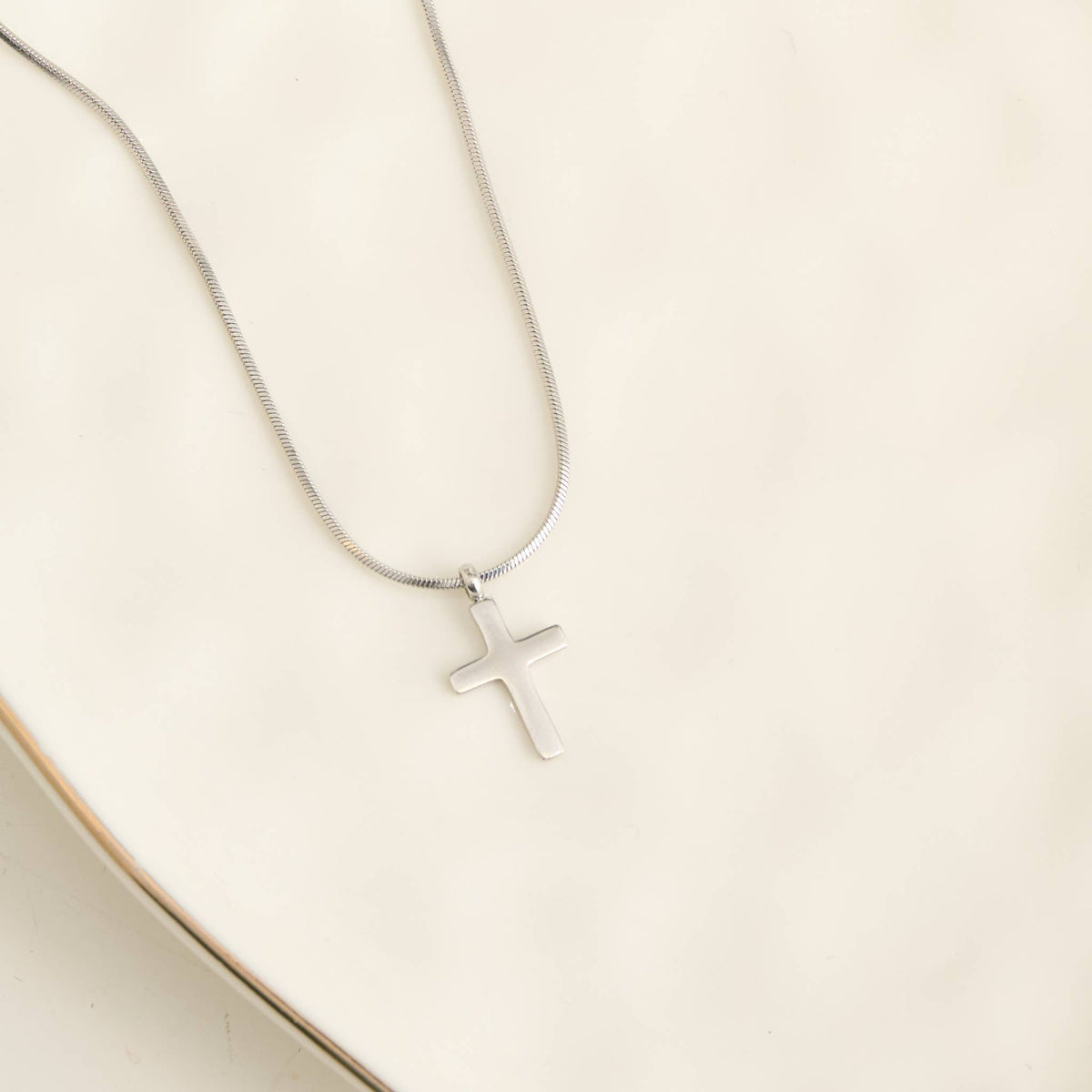 Howard's - Cross Necklace Snake Chain Waterproof Jewelry Narelle Dainty