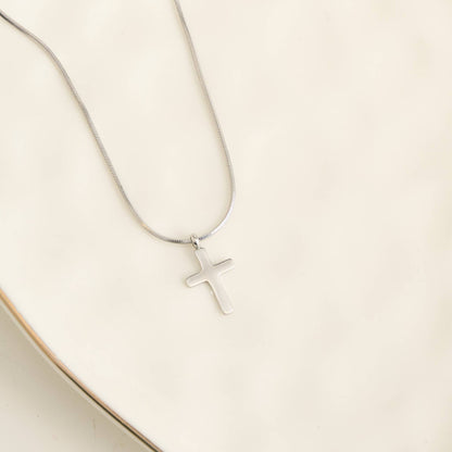 Howard's - Cross Necklace Snake Chain Waterproof Jewelry Narelle Dainty