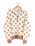 Simply Southern Polka Dot Scalloped Pullover