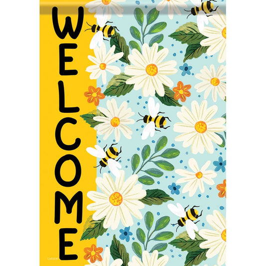 FlagTrends by Carson - "Welcome Bees" Dura Soft™ Garden Flag