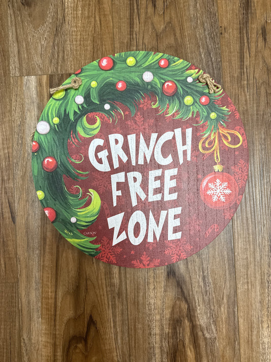 No Grinches Door Decor