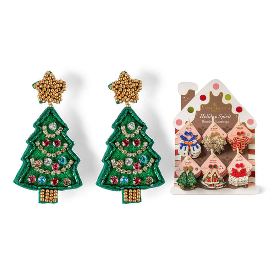 DM Merchandising - Soul Stacks Holiday Spirit Beaded Earrings