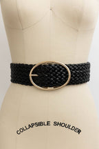 Wide Braided Belt – Great for Dresses & Casual Outfits
