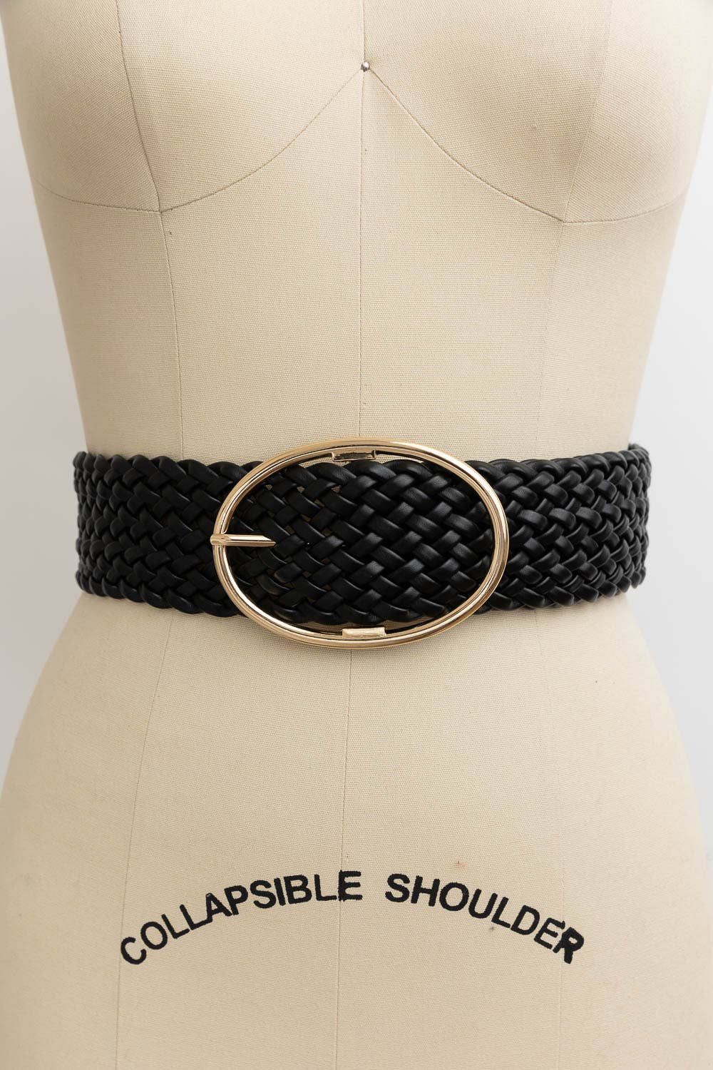 Wide Braided Belt – Great for Dresses & Casual Outfits