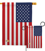Flag United States Usa Old Glory Garden House 2-Sided Home