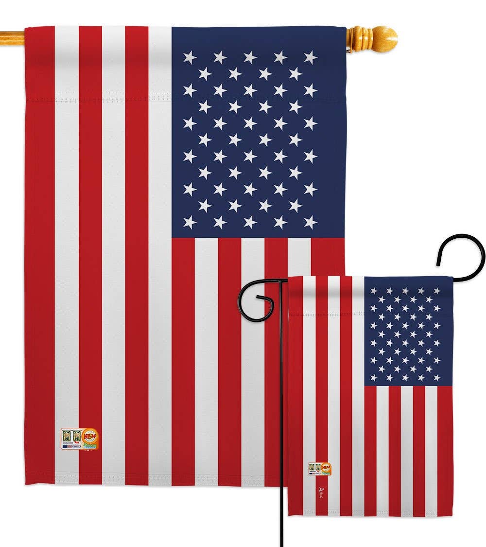 Flag United States Usa Old Glory Garden House 2-Sided Home
