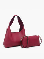 Jen & Co. - M2603 Adrianne Soft Hobo w/ Inner Bag