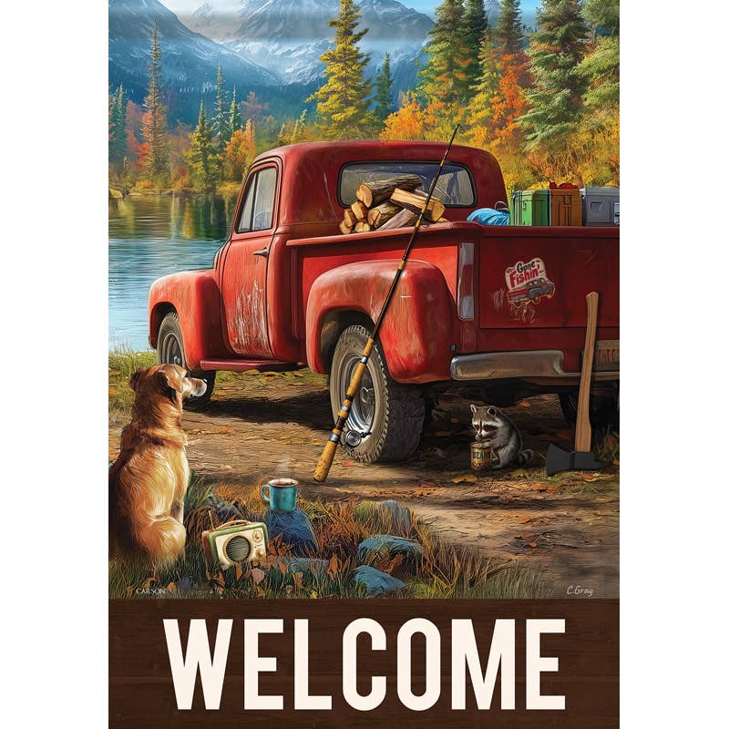 FlagTrends by Carson - "Pastime River" Dura Soft™ Garden Flag
