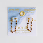Howard's - Waterproof Earrings Gemstone Beaded Drop Narelle Gold
