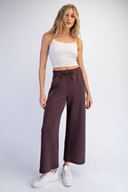 Rae Mode - MODAL SCUBA CROPPED WIDE PANT