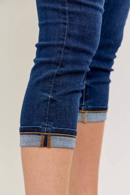 Judy Blue Jeans - HW Capri w/ Single Cuff