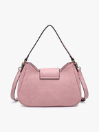 Leilani Twist-Lock Crossbody/Satchel w/ Adjustable Strap