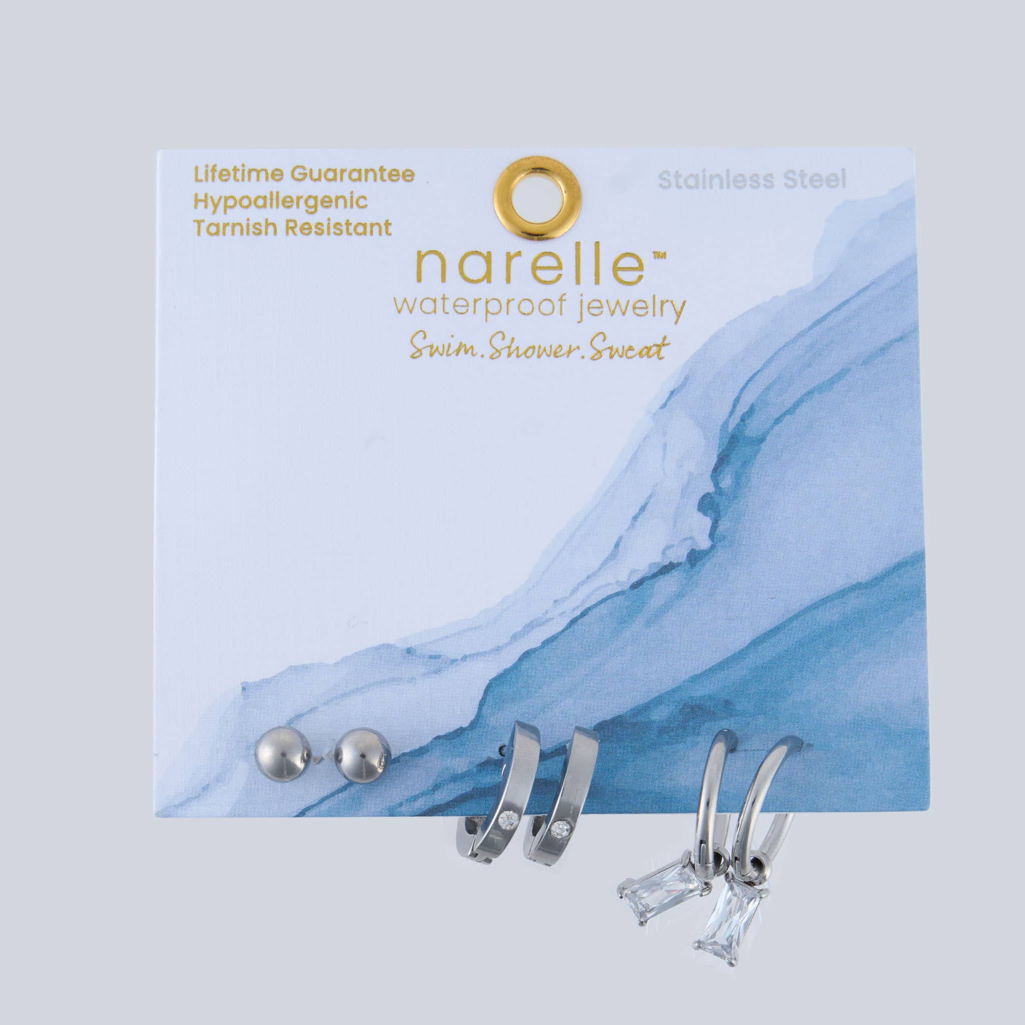Howard's - Narelle Waterproof Charm Hoop Earring Trio