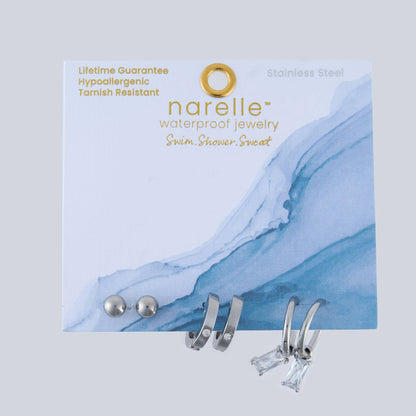Howard's - Narelle Waterproof Charm Hoop Earring Trio