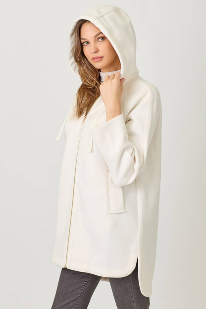 Helen Hoodie Zip-Up Coat